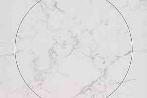 Кварцвиниловые полы Forbo Allura Material 63550DR7 white marble circle фото  | FLOORDEALER